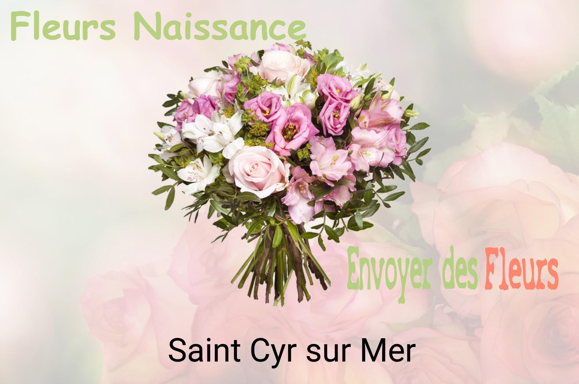 Bouquet de fleurs de naissance livré à Saint-Cyr-sur-Mer